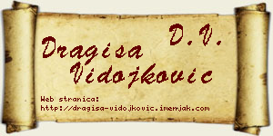 Dragiša Vidojković vizit kartica
